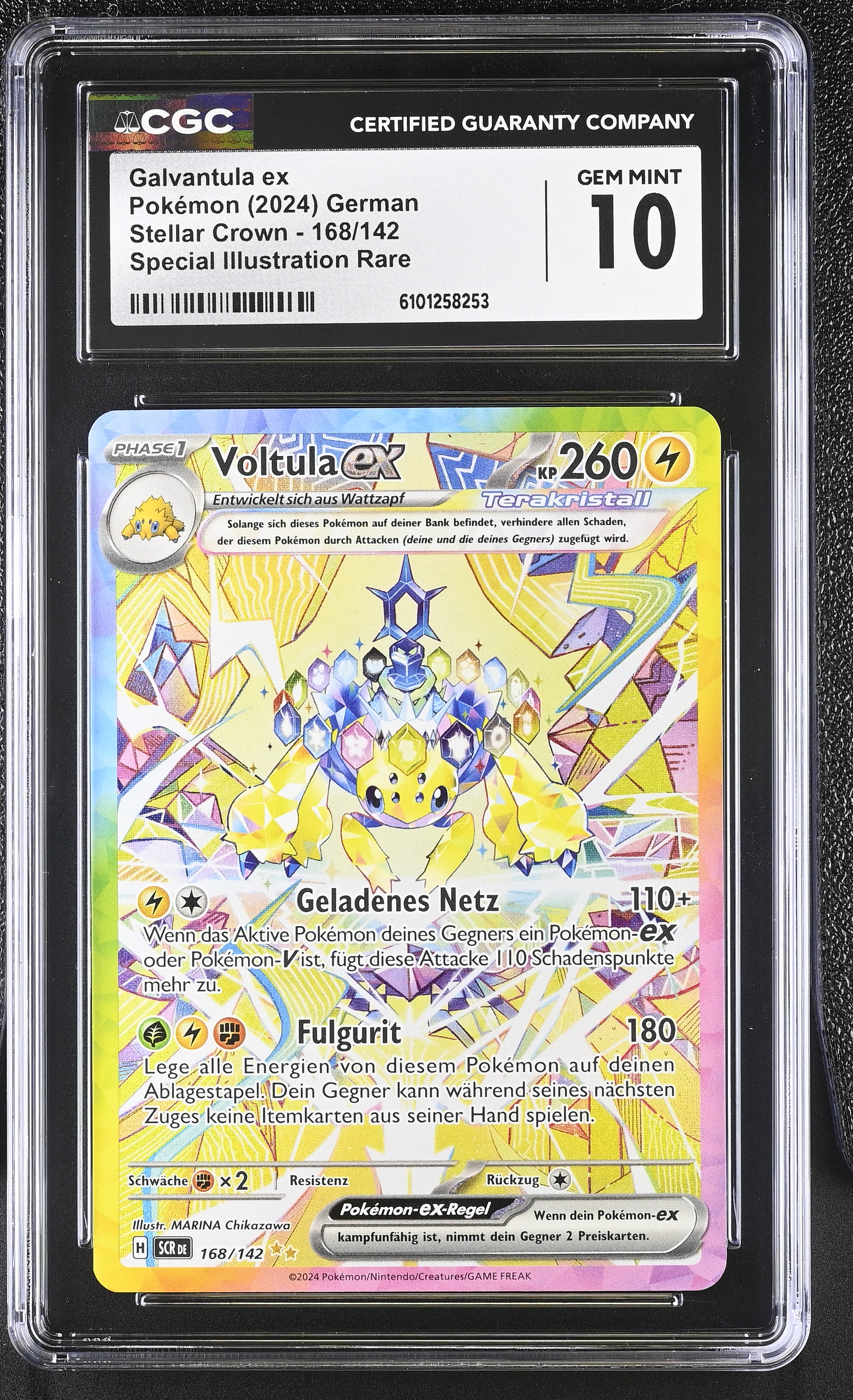 Galvantula ex - SCR 168 - German - CGC 10 