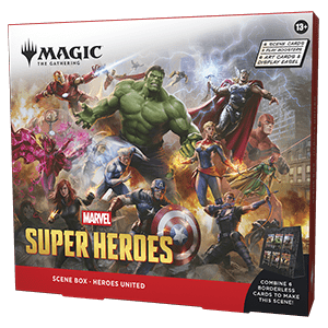 Magic The Gathering | Marvel Super Heroes Heroes United Scene Box - English