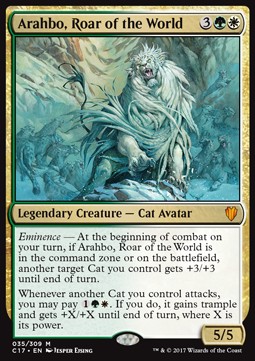 Arahbo Roar of the World (V.1) - Commander 2017