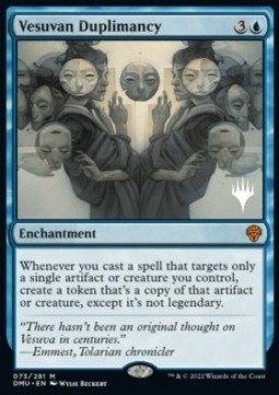 Vesuvan Duplimancy (V.2) - Dominaria United Promos 