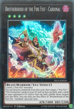 Brotherhood of the Fire Fist - Cardinal 
