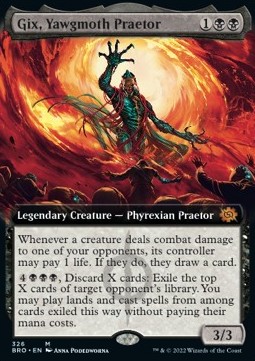 Gix Yawgmoth Praetor - The Brothers War Extras 