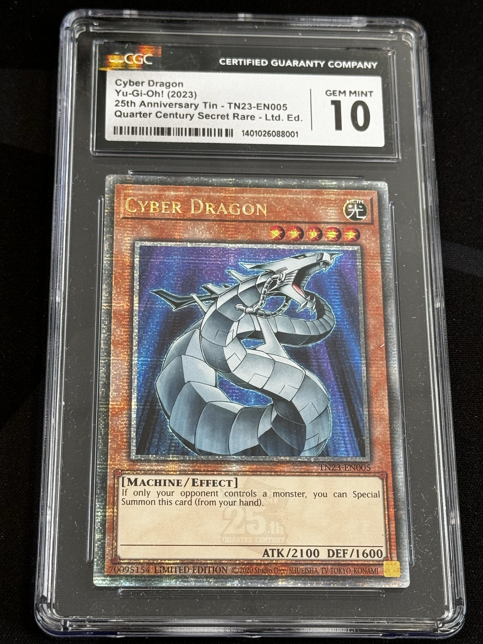 Cyber Dragon - TN23 5 - English - CGC 10 