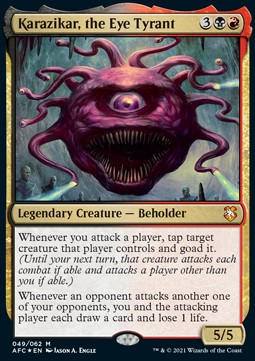 Karazikar the Eye Tyrant - Commander Adventures in the Forgotten Realms 