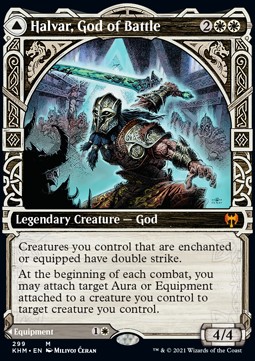 Halvar, God of Battle // Sword of the Realms 