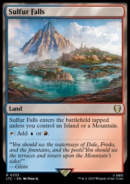 Sulfur Falls - Commander The Lord of the Rings Tales of Middle earth 