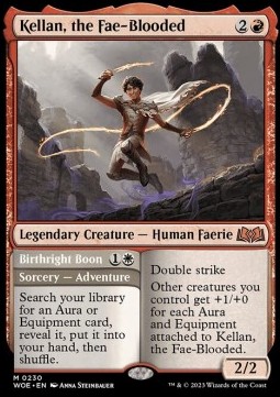 Kellan the Fae Blooded Birthright Boon - Wilds of Eldraine 