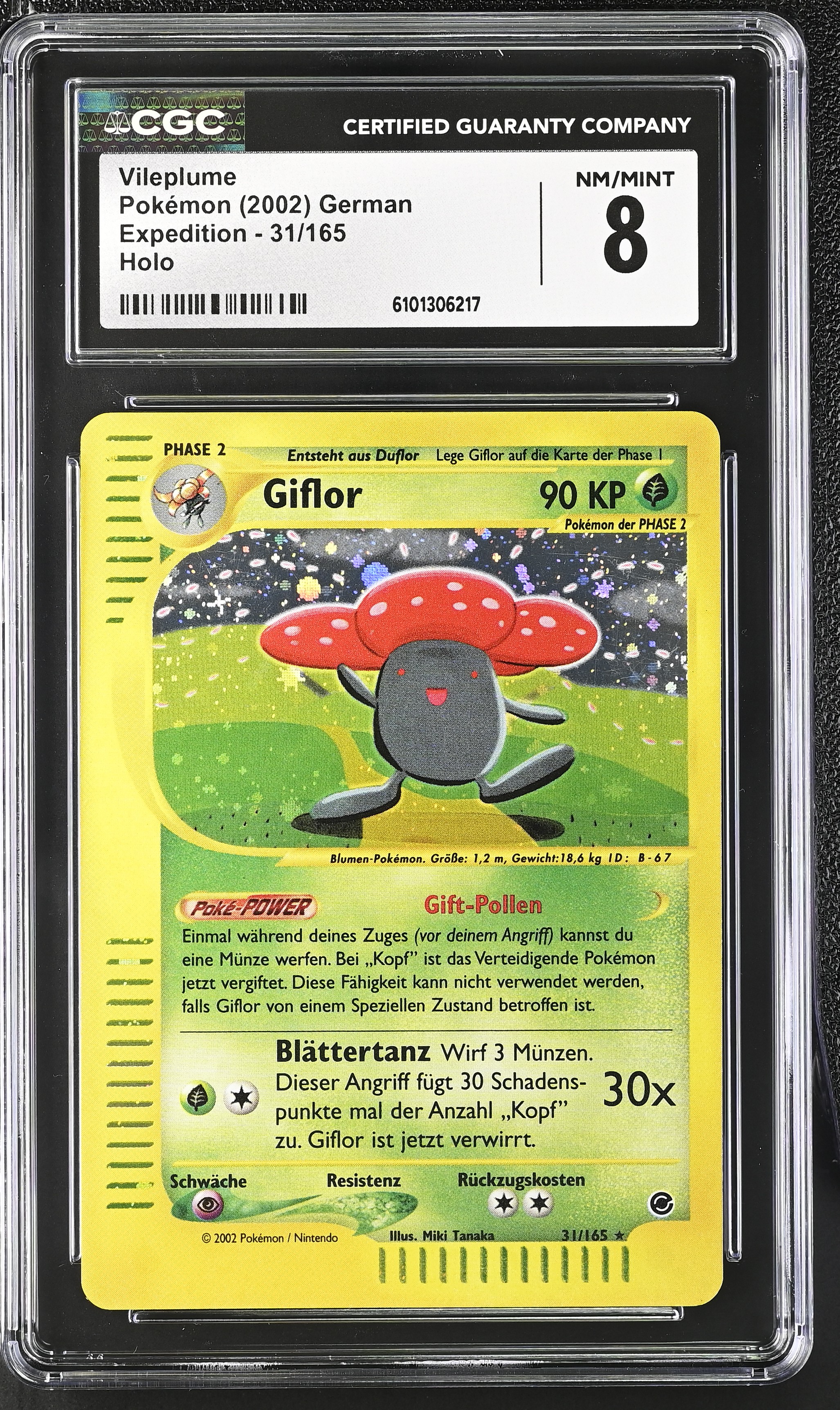 Vileplume (Holo) - EX 31 - German - CGC 8 