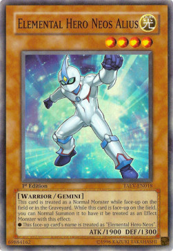 Elemental HERO Neos Alius (V.1 - Super Rare) 