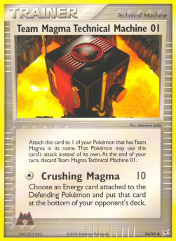 Team Magma's Technical Machine 01 