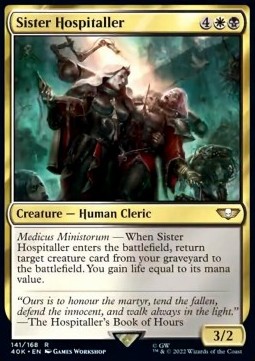 Sister Hospitaller - Universes Beyond Warhammer 40000