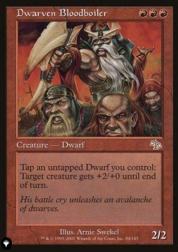Dwarven Bloodboiler - The List 