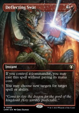 Deflecting Swat (V.2) - Commander Masters Extras 