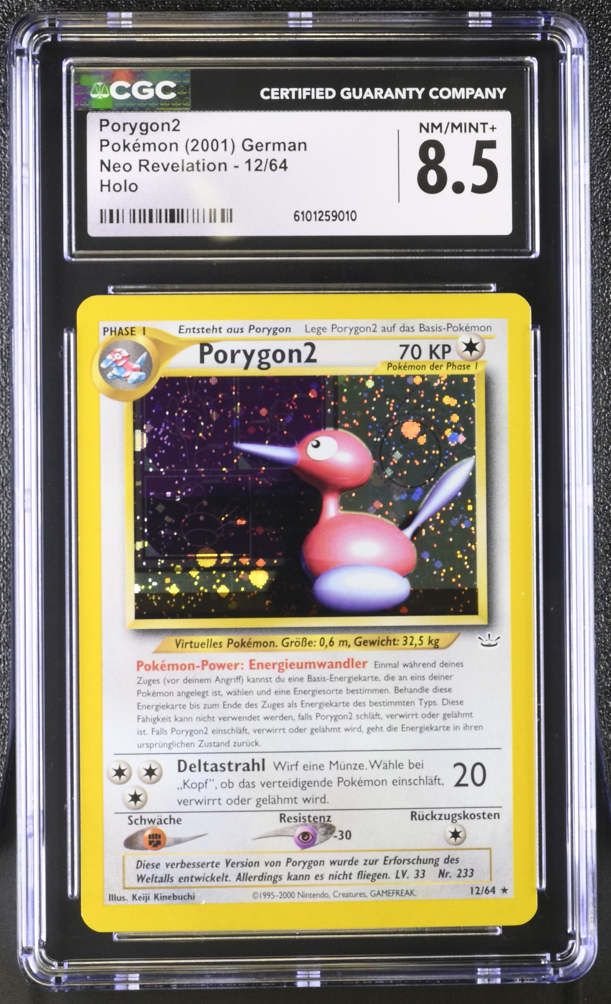 Porygon2 - NR 12 - German - CGC 8.5 