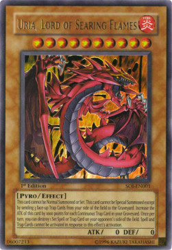 Uria, Lord of Searing Flames (V.1 - Ultra Rare) 