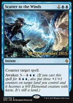 Scatter to the Winds - Battle for Zendikar Promos 