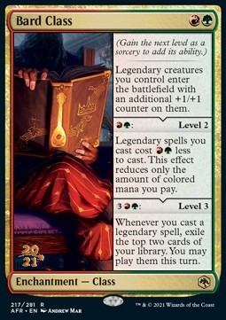 Bard Class (V.1) - Adventures in the Forgotten Realms Promos