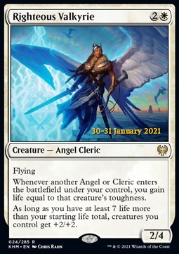 Righteous Valkyrie (V.1) - Kaldheim Promos