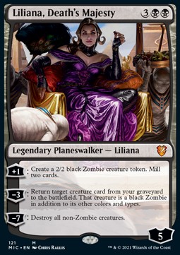 Liliana Deaths Majesty - Commander Innistrad Midnight Hunt