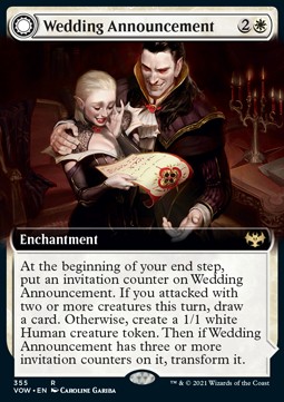 Wedding Announcement Wedding Festivity - Innistrad Crimson Vow Extras 