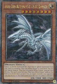 Blue Eyes Alternative White Dragon (V.5 Quarter Century Secret Rare) 