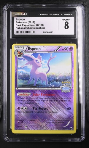 Espeon - DEX 48 - English - CGC 8 