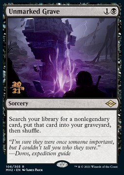Unmarked Grave - Modern Horizons 2 Promos 