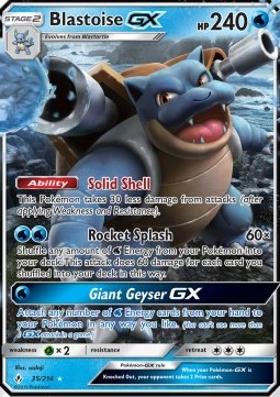 Blastoise GX 