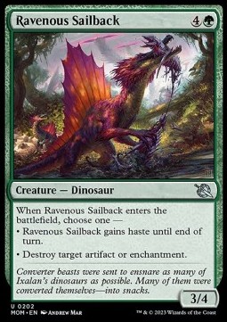 Ravenous Sailback 