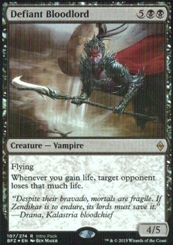 Defiant Bloodlord (V.1) - Battle for Zendikar Promos 
