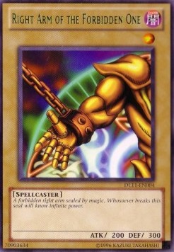 Right Arm of the Forbidden One (V.2 - Rare) 