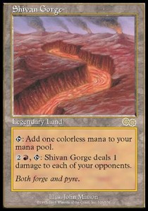 Shivan Gorge - Urzas Saga 