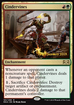 Cindervines - Ravnica Allegiance Extras 