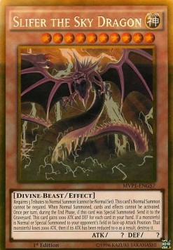 Slifer the Sky Dragon (V.2 - Gold Rare) 