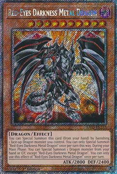 Red Eyes Darkness Metal Dragon (V.1 Platinum Secret Rare)