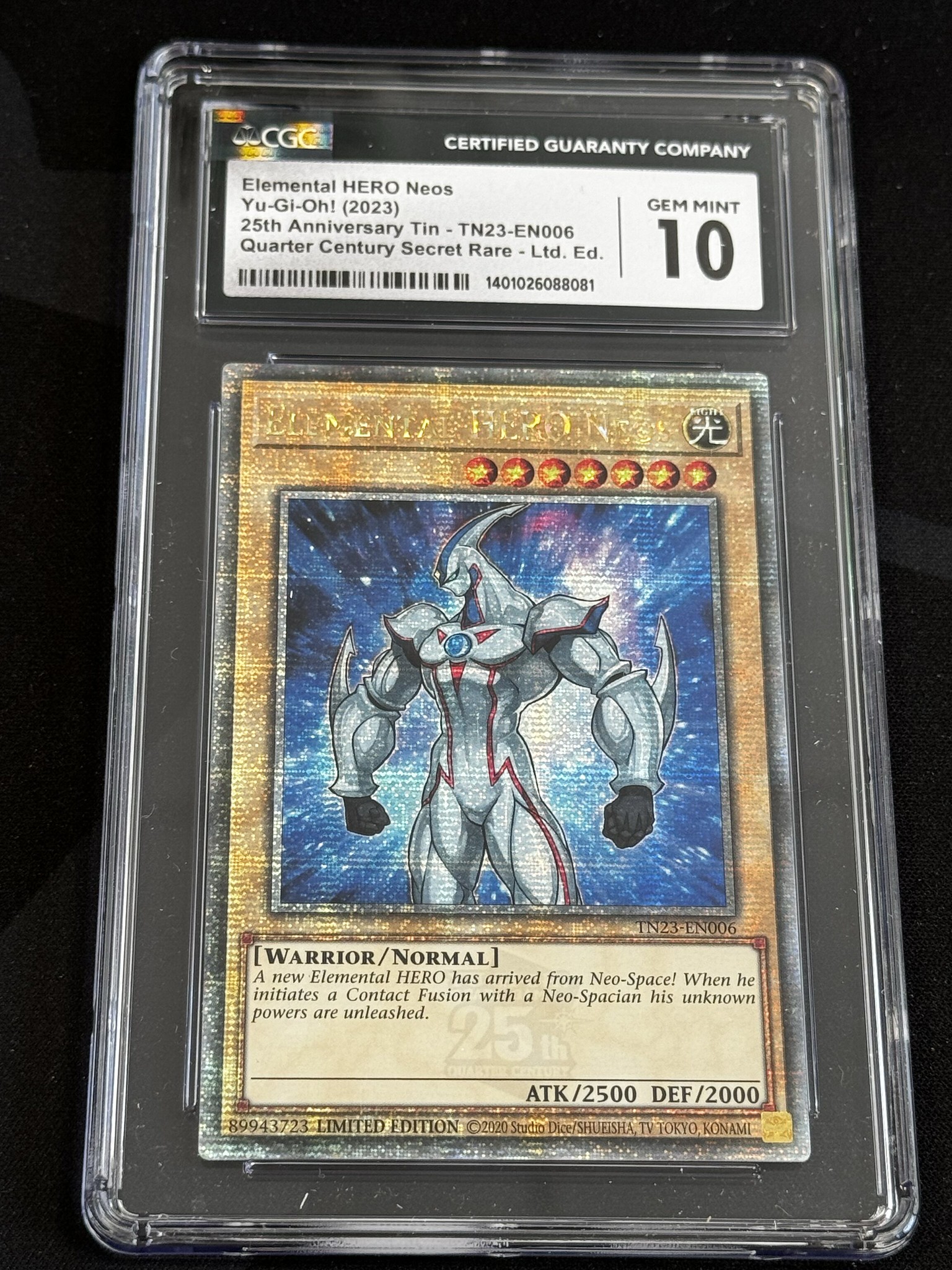 Elemental HERO Neos - TN23 6 - English - CGC 10 