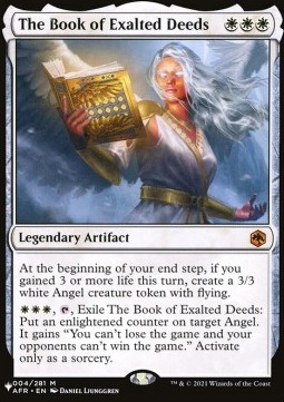 The Book of Exalted Deeds - Secret Lair Commander Deck Angels Theyre Just Like Us but Cooler