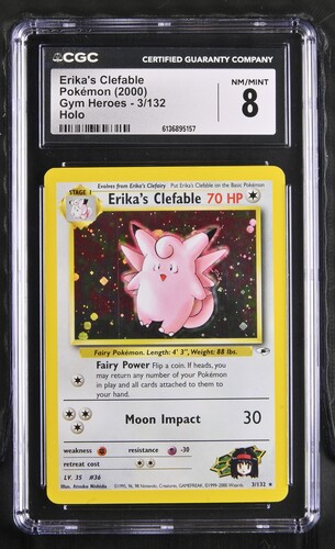 Erika's Clefable - GH 3 - English - CGC 8 