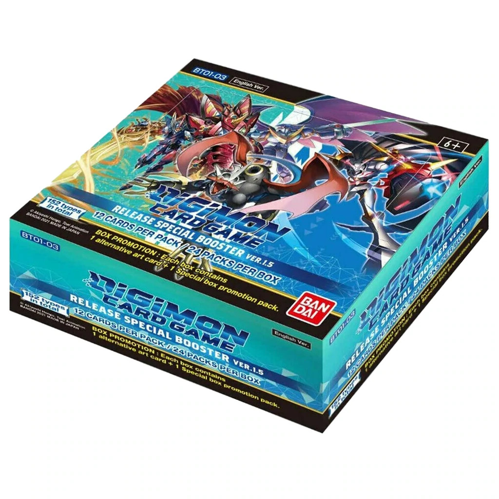 Digimon: Release Special Booster VER.1.5 Booster Box (24 Packs) - englisch