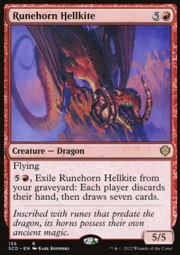 Runehorn Hellkite - Starter Commander Decks 