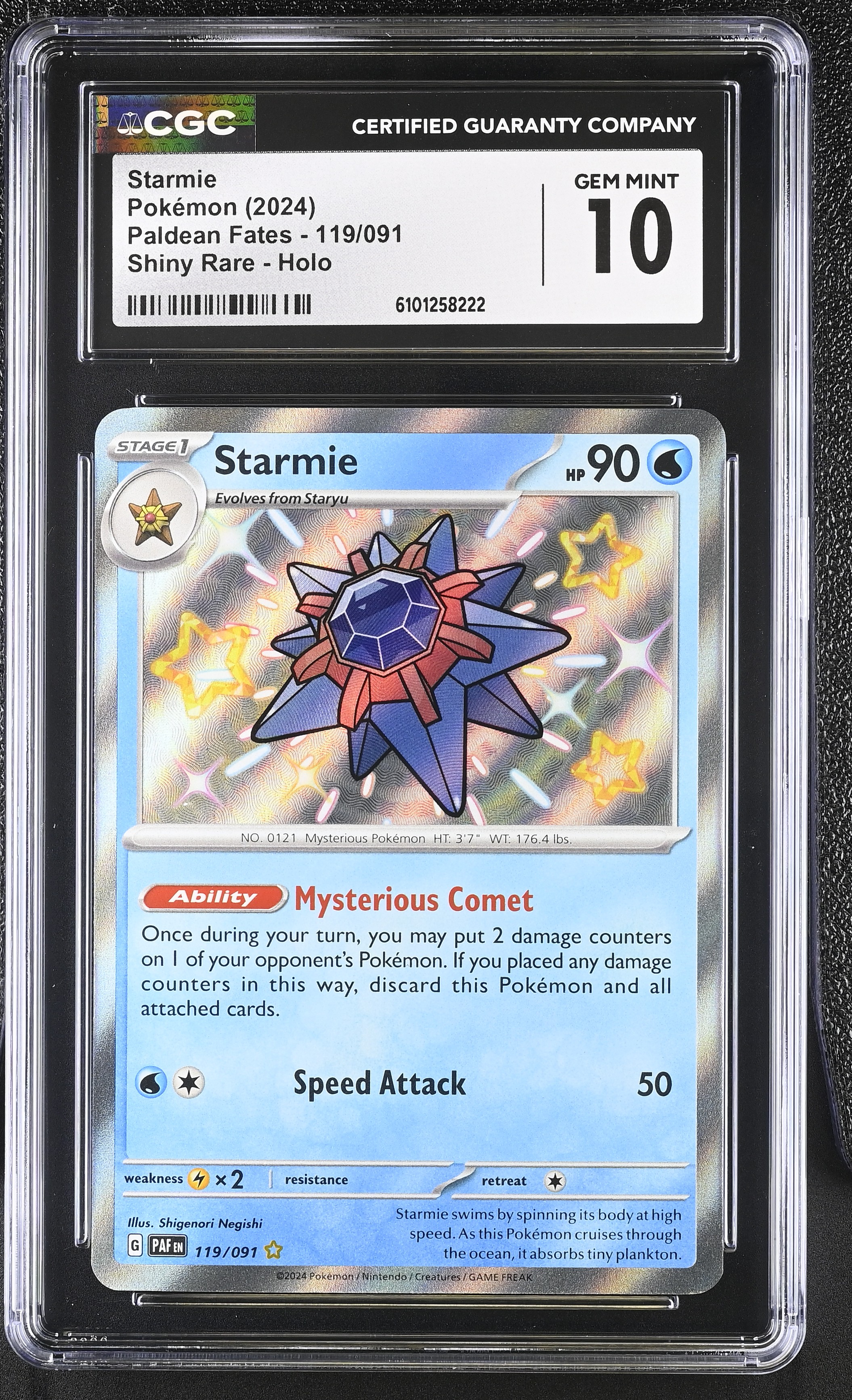 Starmie - PAF 119 - English - CGC 10 