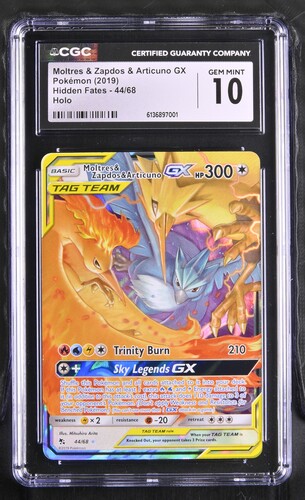 Moltres & Zapdos & Articuno GX - HIF 44 - English - CGC 10 