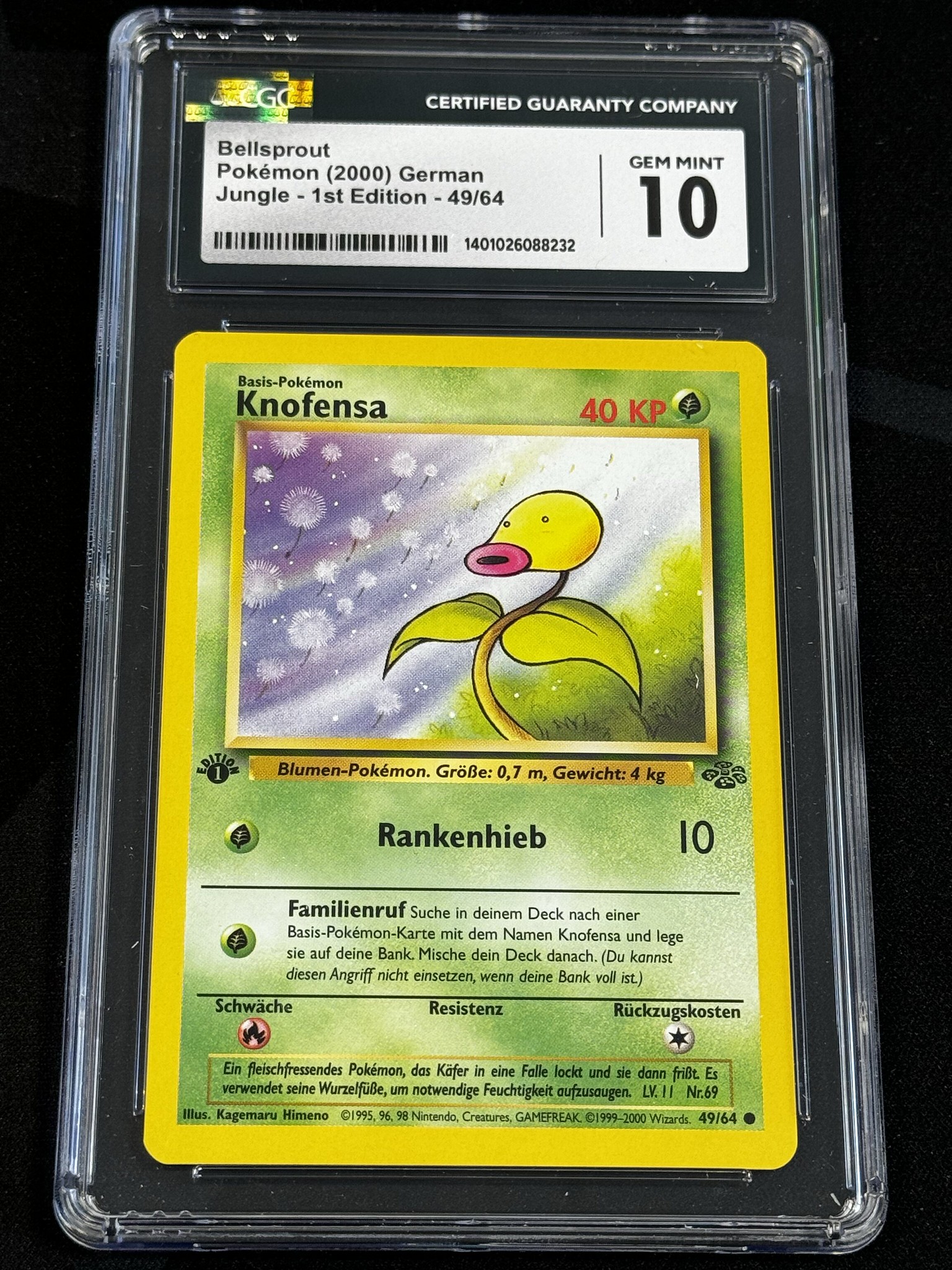 Bellsprout - JU 49 - German - CGC 10