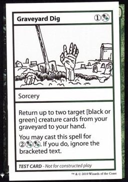 Graveyard Dig (V.1) - Mystery Booster Playtest Cards