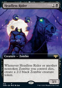 Headless Rider - Innistrad Crimson Vow Extras 