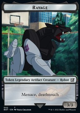 Ravage Token (Black 3/3) 