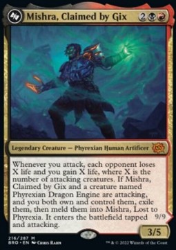 Mishra Claimed by Gix Mishra Lost to Phyrexia - The Brothers War