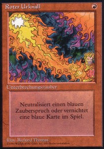 Red Elemental Blast - Foreign Black Bordered 
