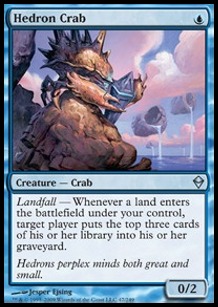 Hedron Crab - Zendikar 
