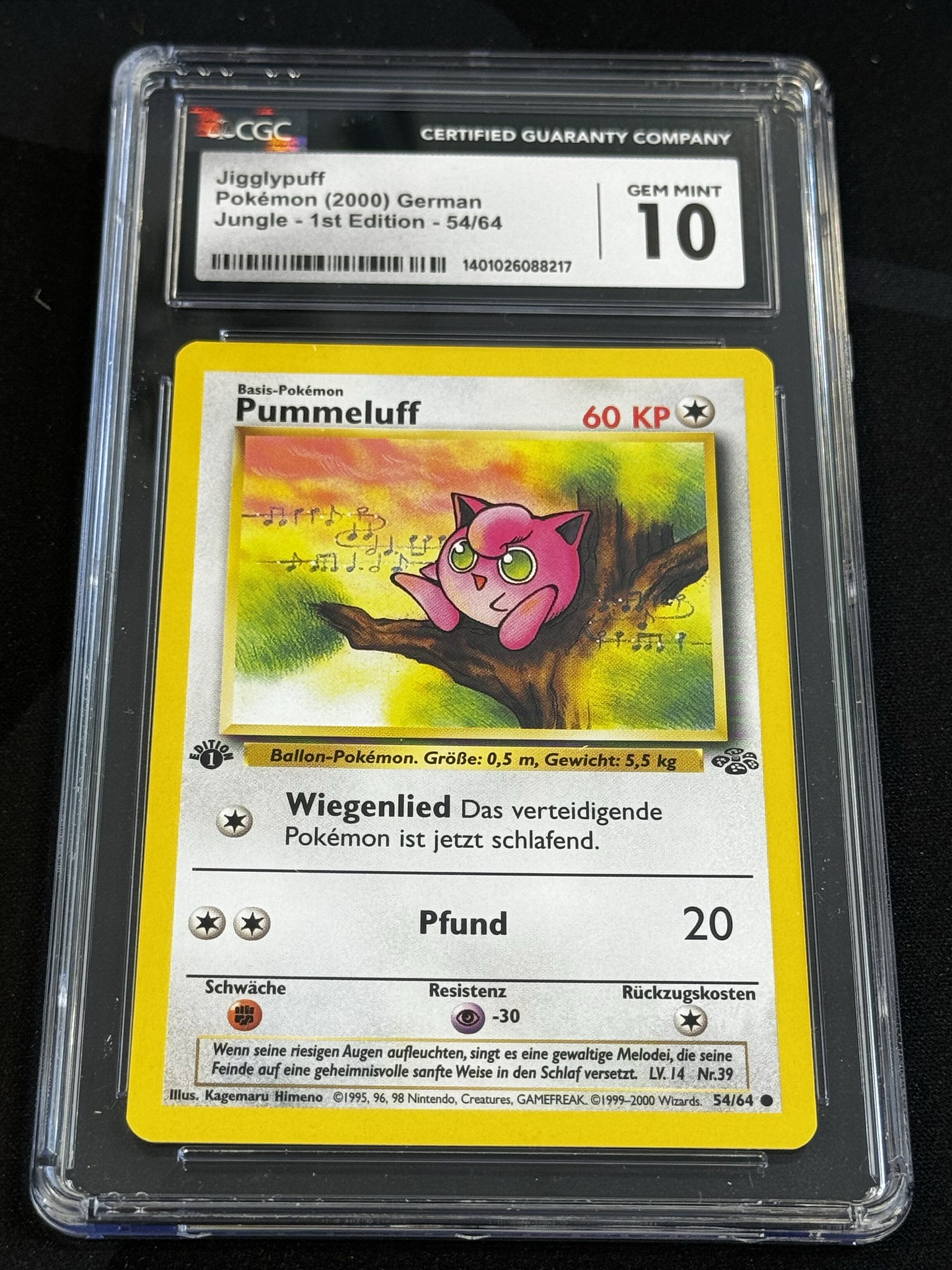 Jigglypuff - JU 54 - German - CGC 10